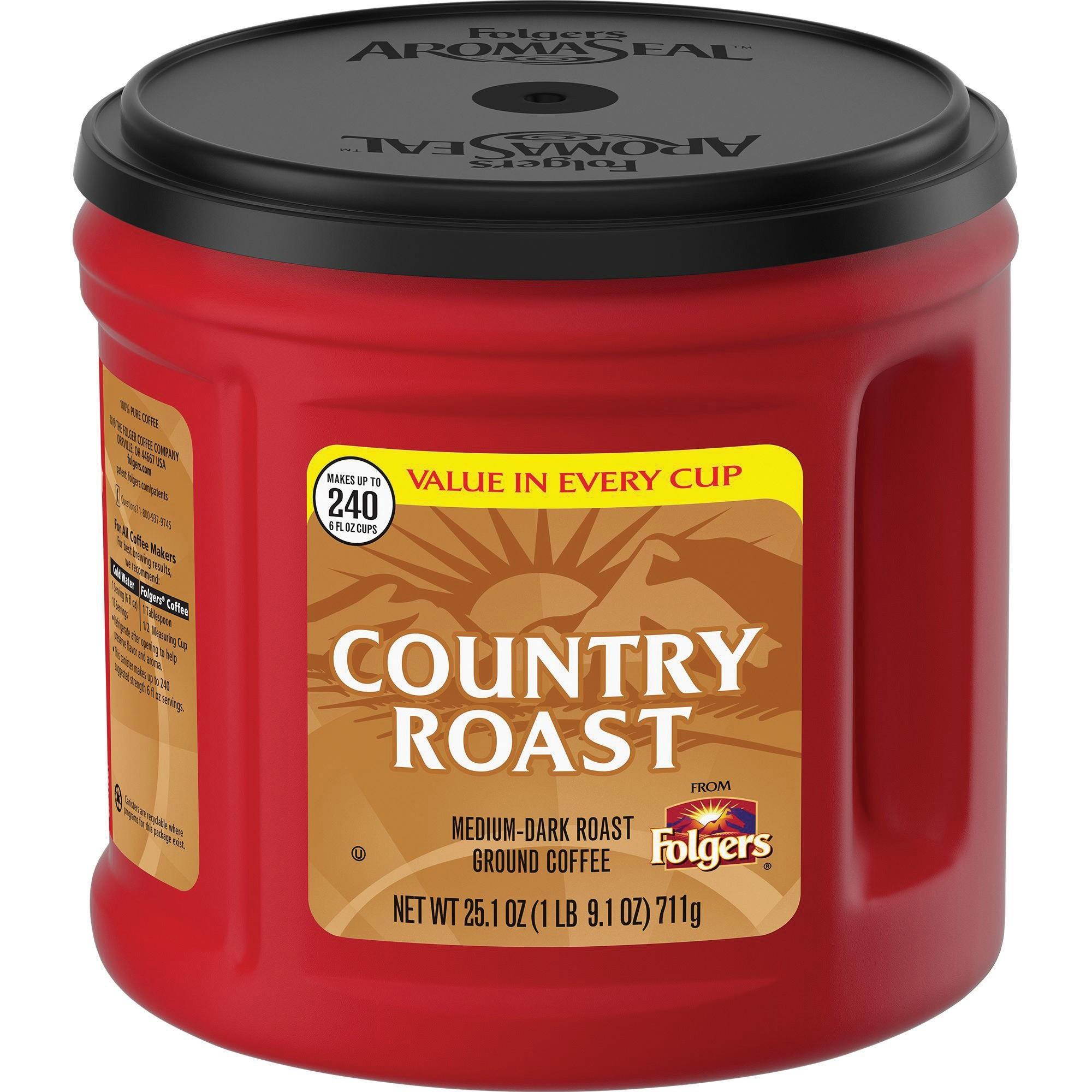 Folgers Ground Coffee Country Roast 25.1 oz. Multi 20672