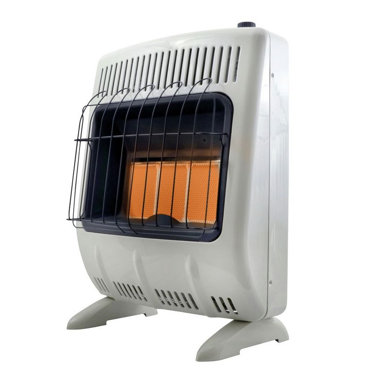 Mr. Heater Home Jobsite 20,000 BTU Mountable Indoor Outdoor Vent Free Radiant Natural Gas Heater