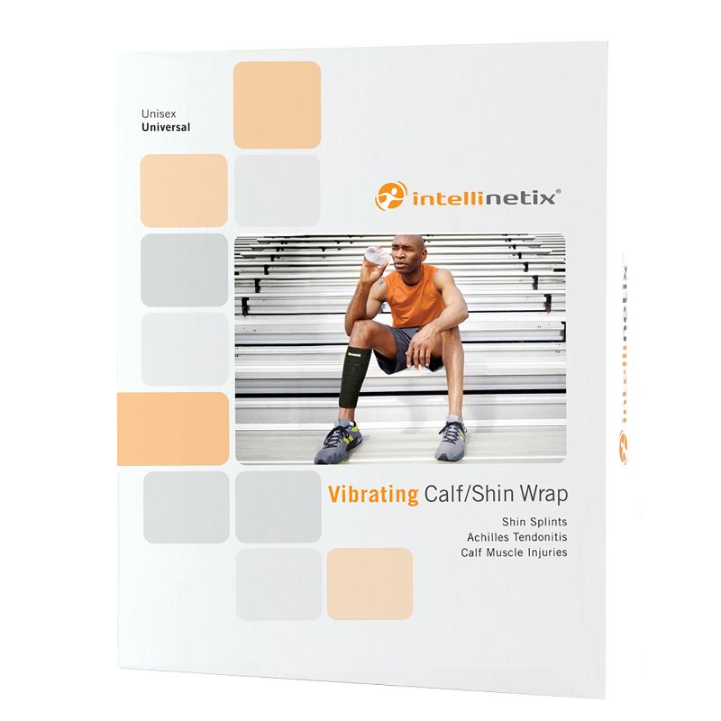 Intellinetix Vibrating Calf and Shin Wrap - Universal - compression sleeve