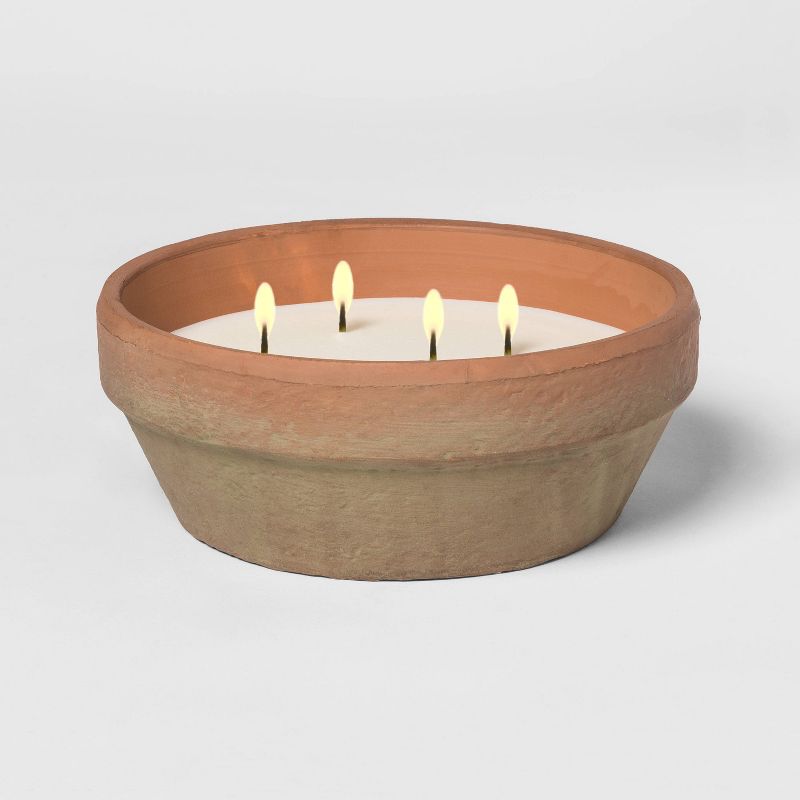 8.5oz Global Terracotta Jar Bohemian Lotus Candle - Opalhouse™