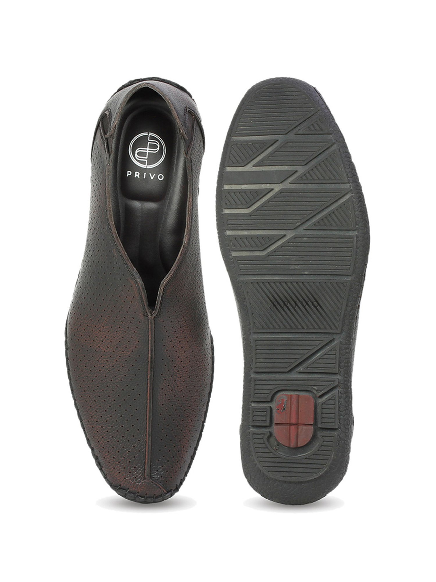 Privo by Inc.5 Men's Flexi Brown Loafers