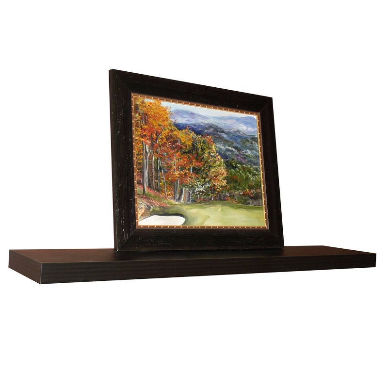 Decorative Wall Shelf - Dark Brown