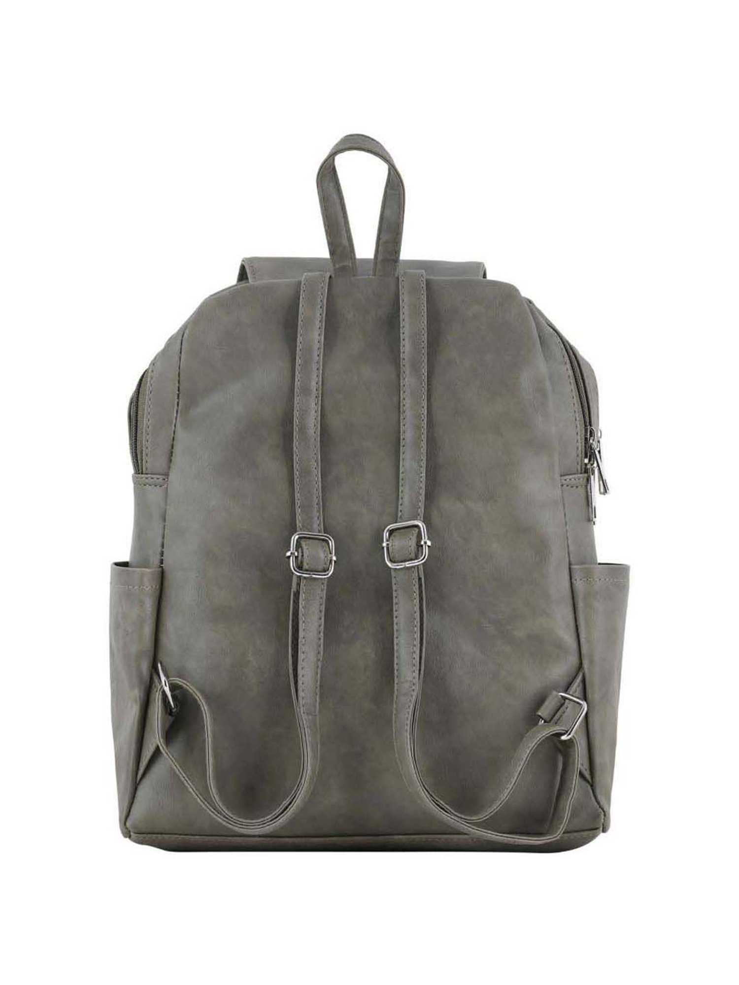 Toteteca Green Solid Large Laptop Backpack