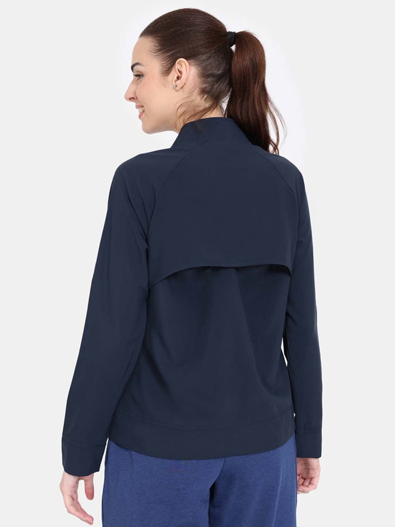 Zelocity by Zivame Blue Regular Fit Sports Jacket