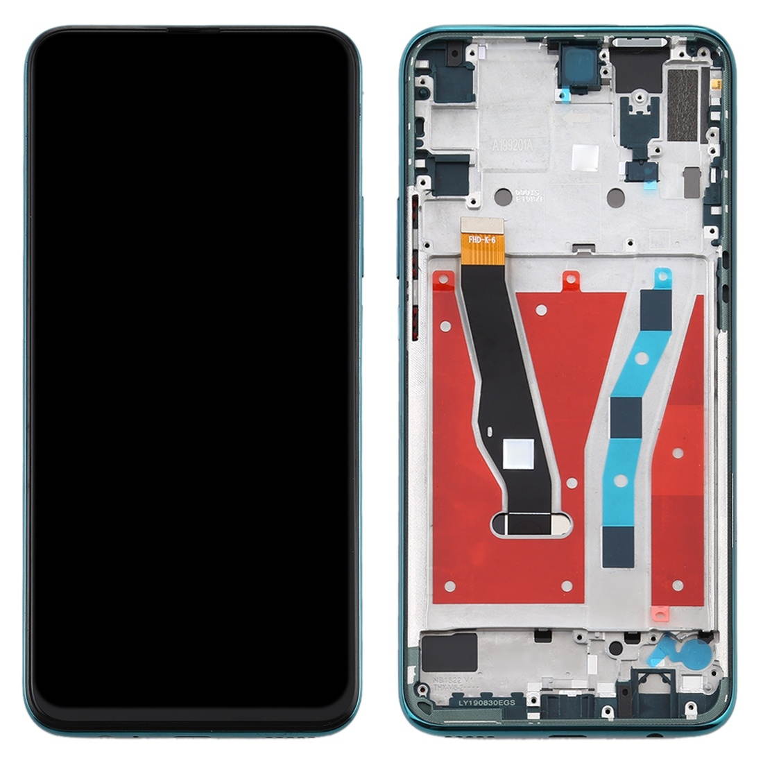 Replacement  LCD Screen and Digitizer Full Assembly with Frame for Huawei Y9 Prime