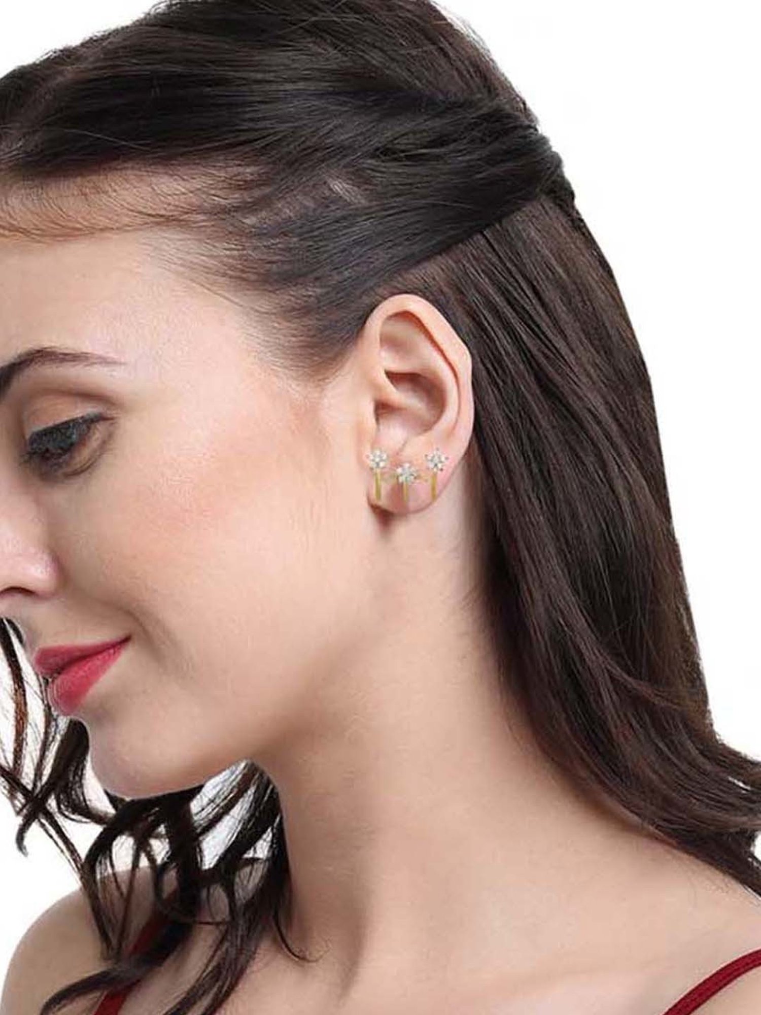 The Real Effect London 800 Silver Earrings for Women