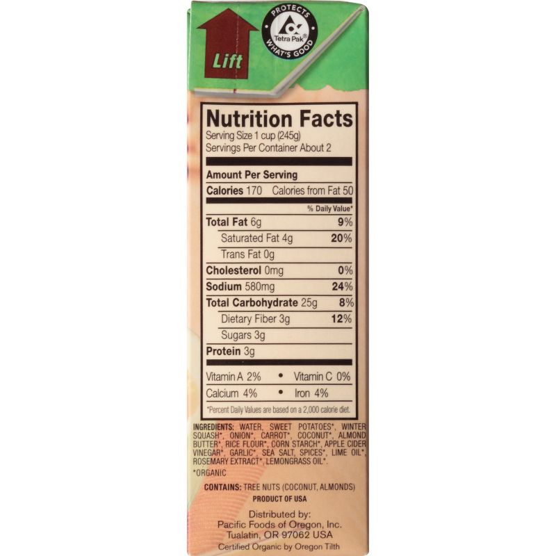 Pacific Foods Organic Thai Sweet Potato Soup - 17oz