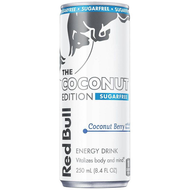 Red Bull Coconut Edition Sugarfree Energy Drink - 12pk/8.4 fl oz Cans