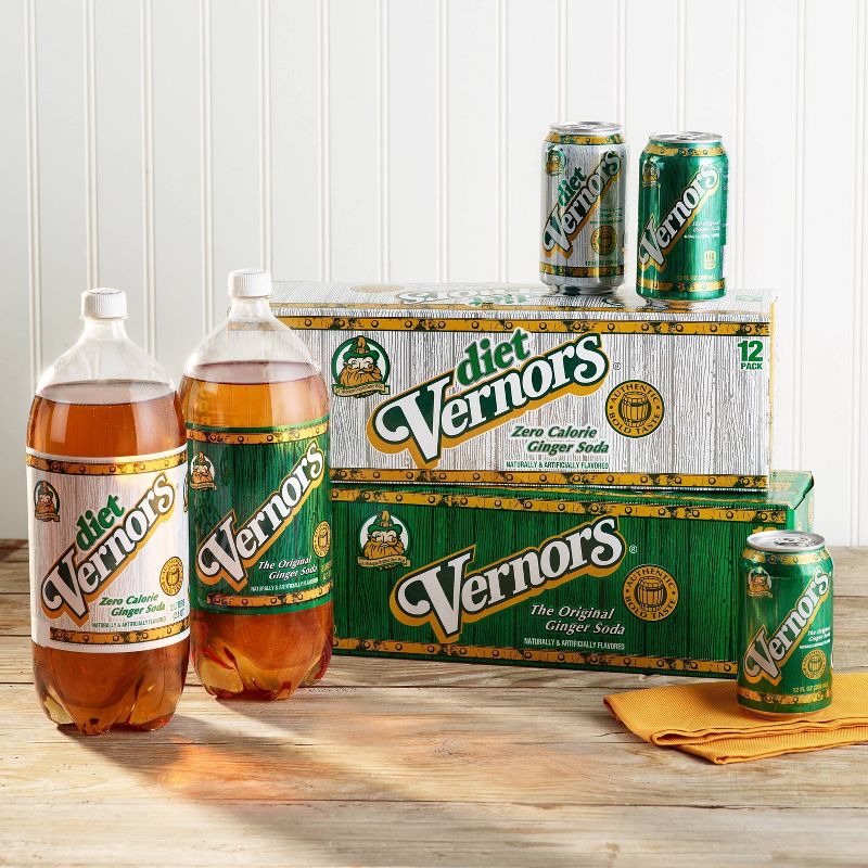 Vernors Ginger Soda - 6pk/7.5 fl oz Cans