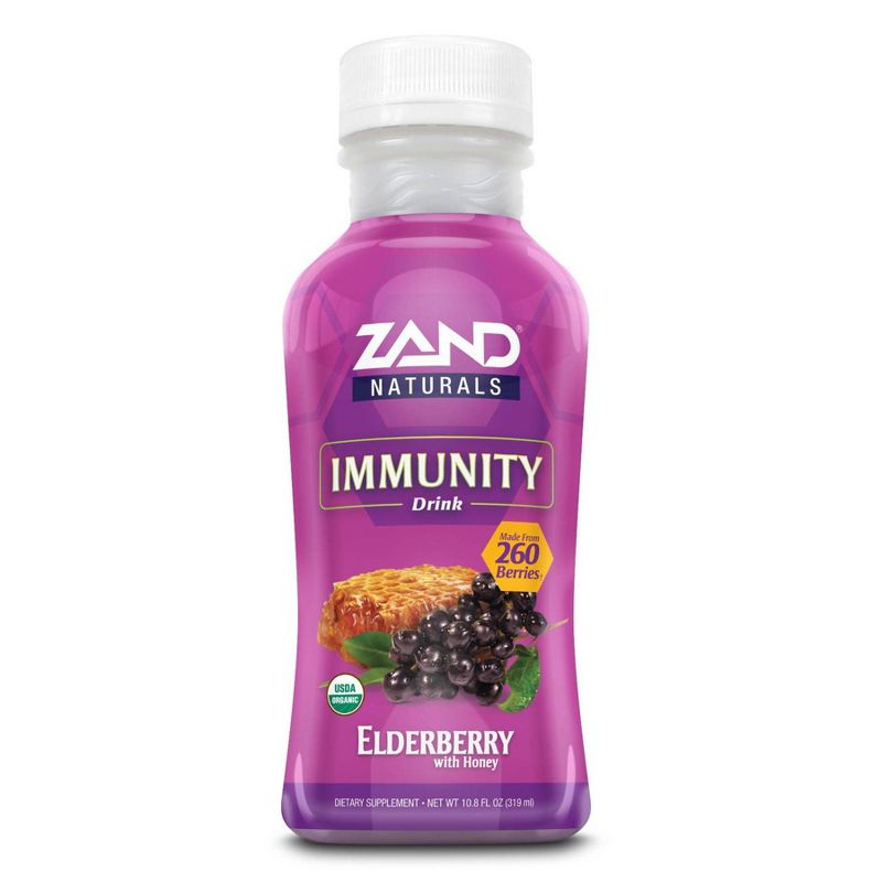 Zand Naturals Immunity Drink - Elderberry with Honey - 4pk
