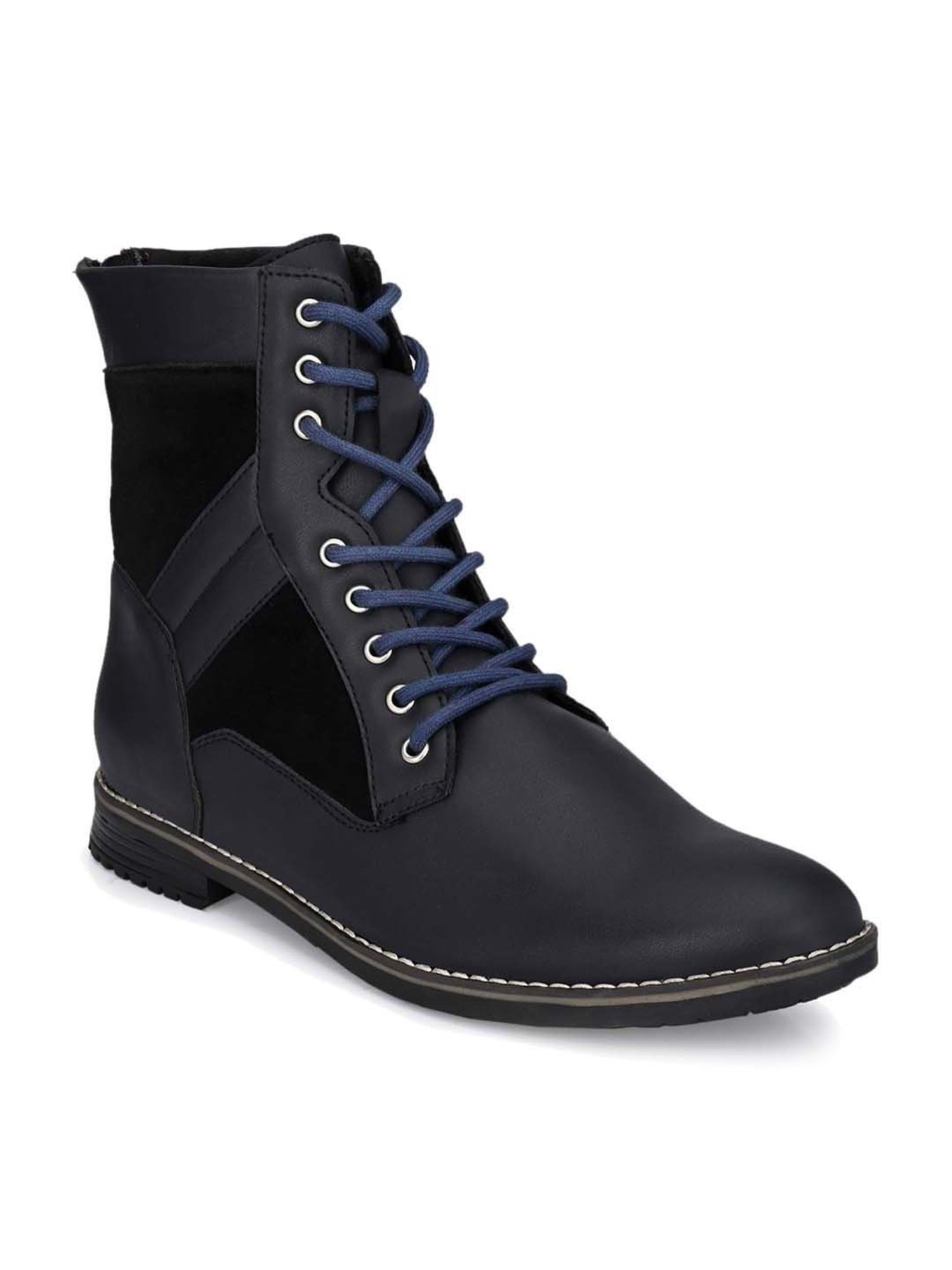 El Paso Men's Black Casual Boots