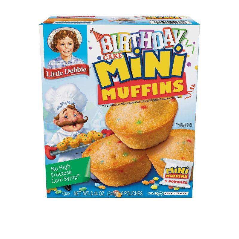 Little Debbie Birthday Cake Mini Muffins -  8.44oz