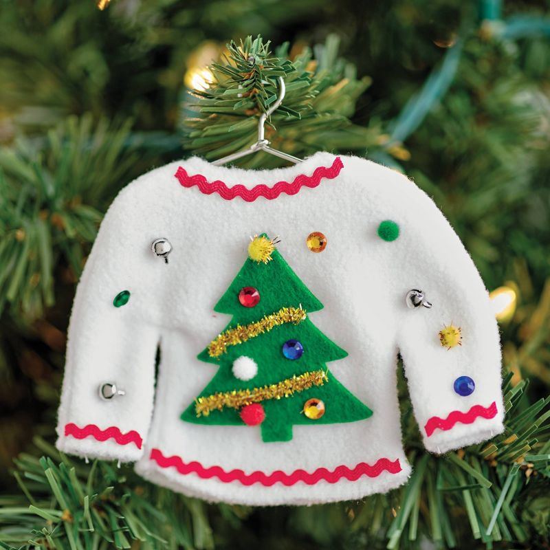 Creativity for Kids Holiday Sweater Ornaments Kit