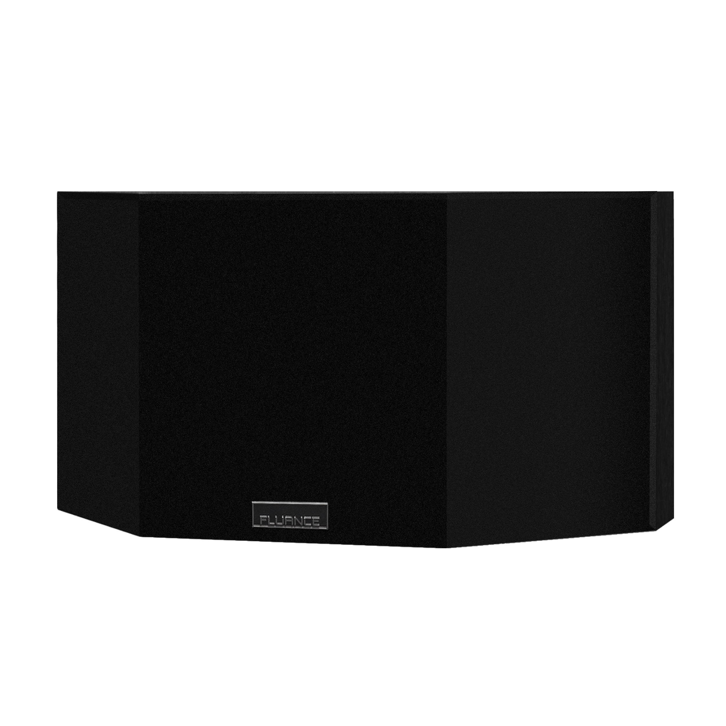 Fluance Signature HiFi Surround Sound Home Theater 5.0 Channel Speaker System including 3-Way Floorstanding Towers, Center Channel and Bipolar Speakers - Black Ash (HF50BB)