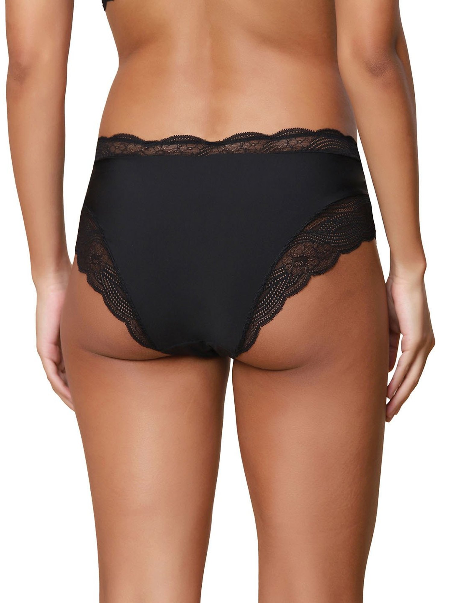 Triumph Black Hipster Panty