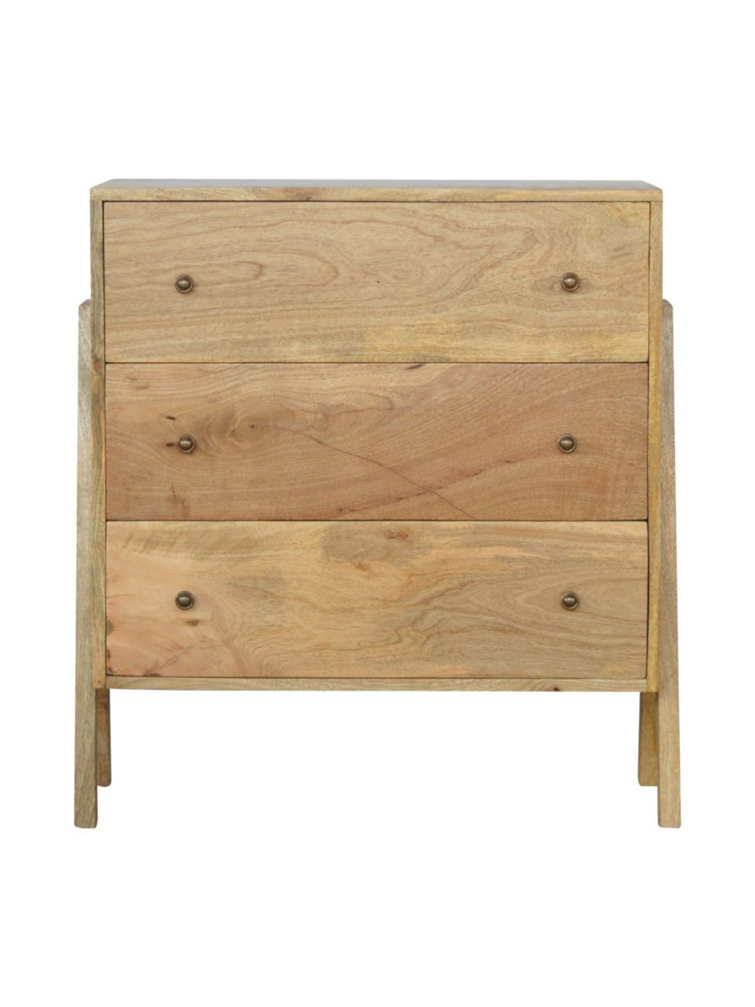 Artisan Furniture Brown Trestle Chest (Natural Oak-ish Finish)