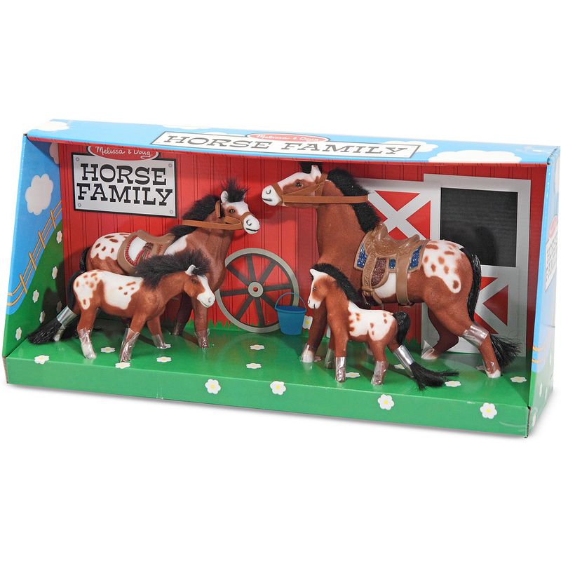 Melissa & Doug Horse Family With 4 Collectible Horses