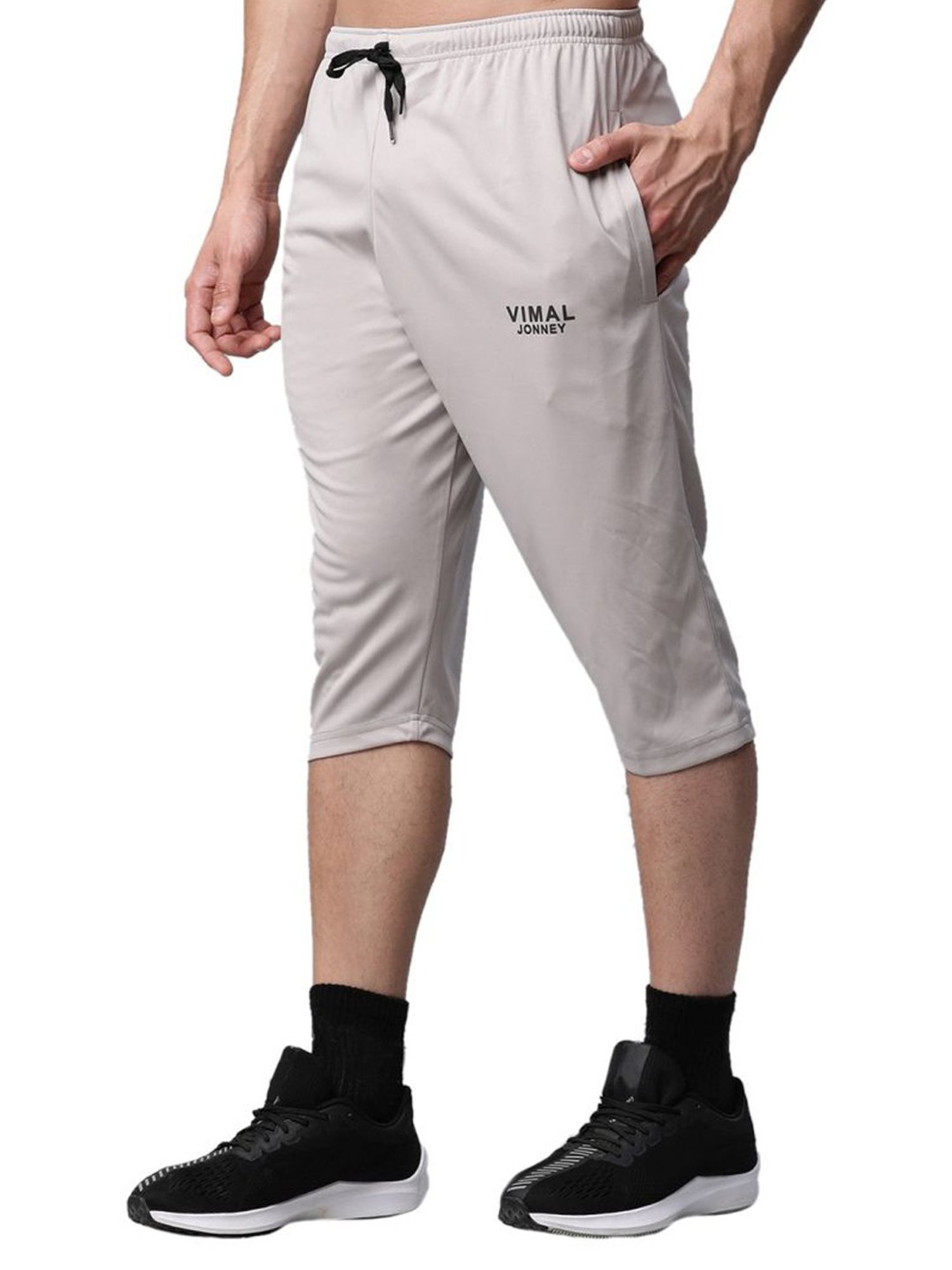 Vimal Jonney Grey Regular Fit Shorts