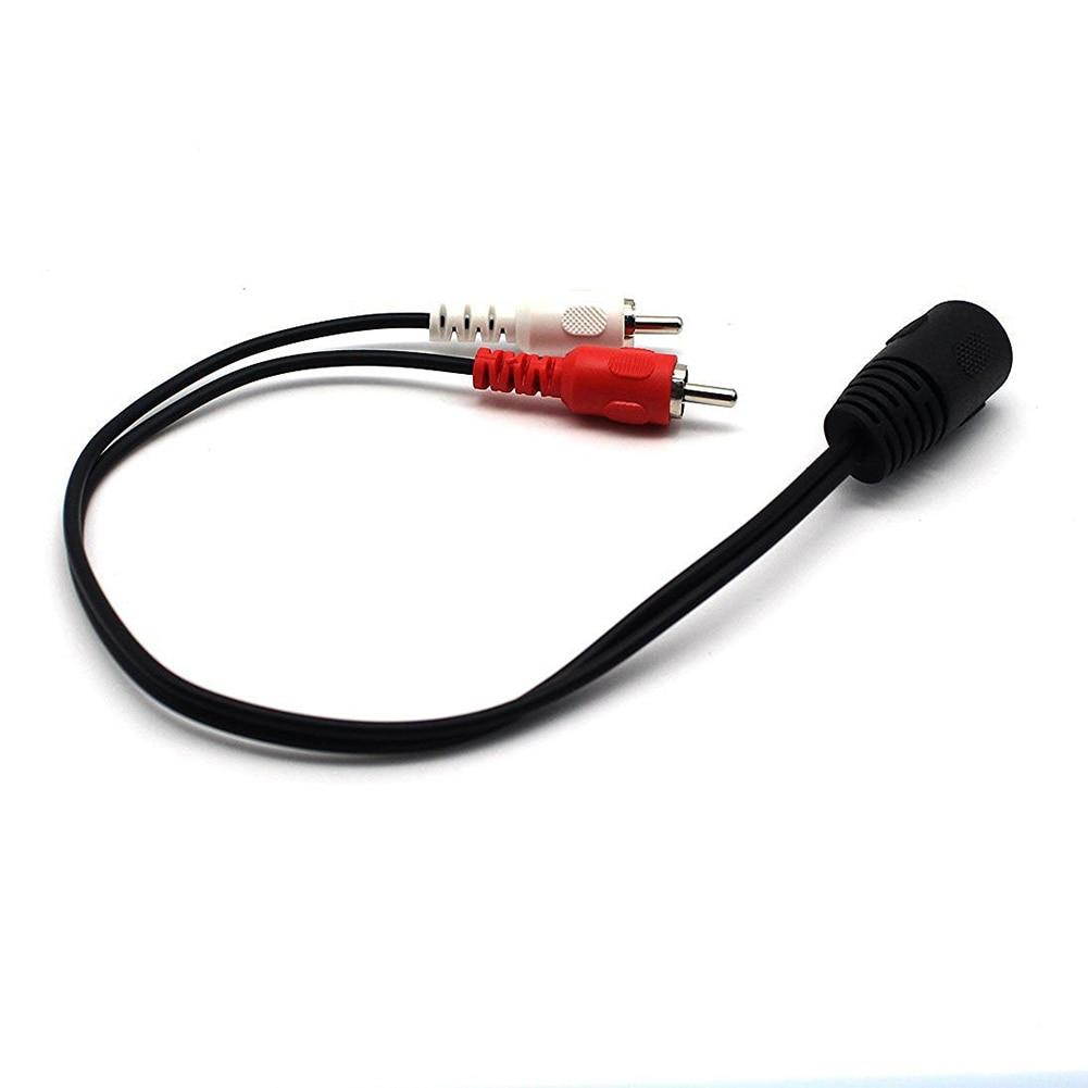 5 Pins 0.3M DIN Female To 2  Male Plug AMP Audio Adapter reduces noise anti interference Cable Data transmission Audio wire