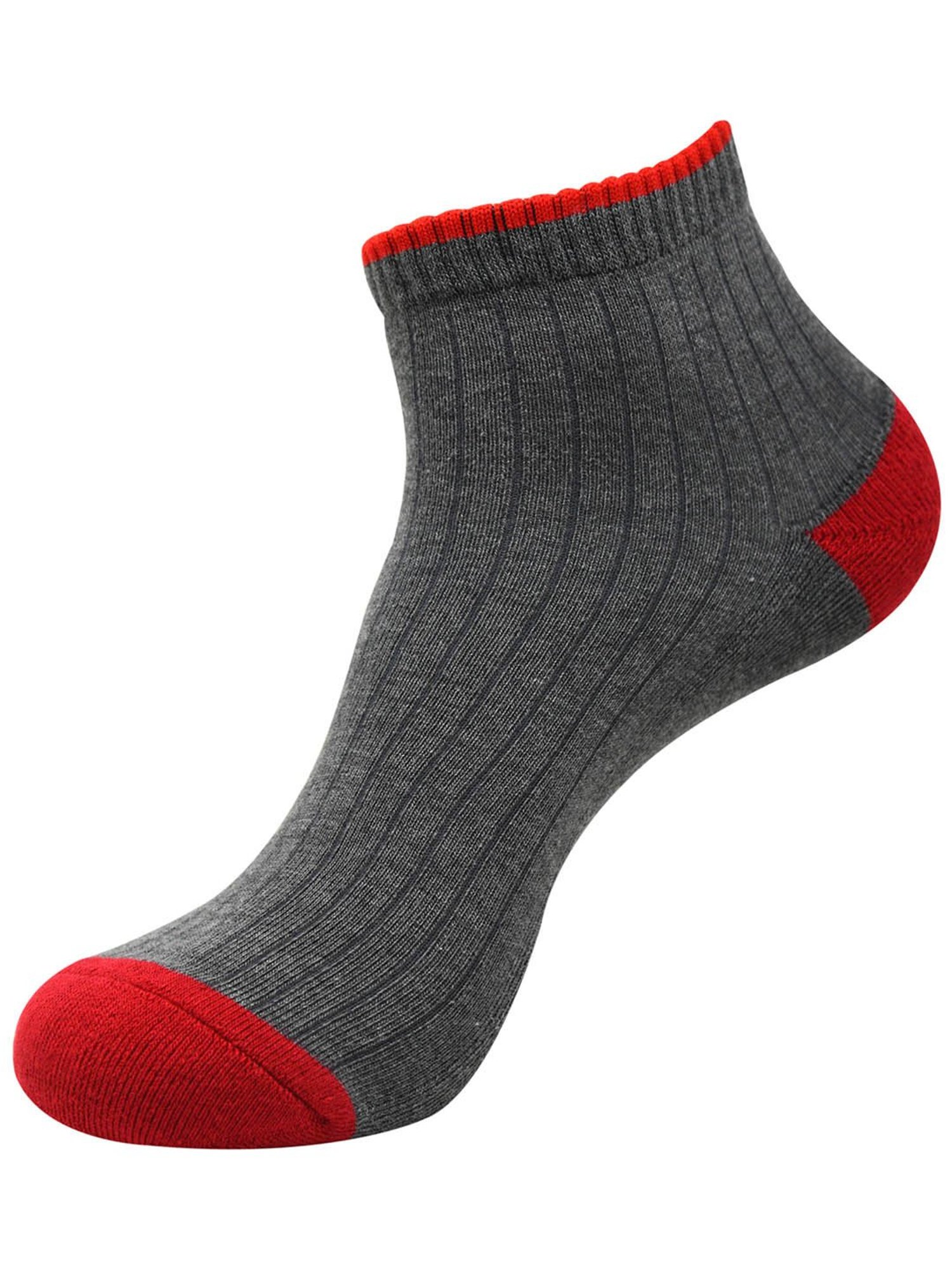 BALENZIA Cushioned Multicolor High Ankle Sports Socks - Pack of 6