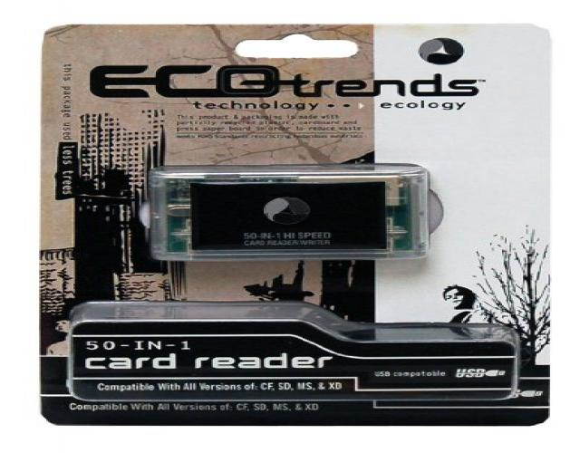 50IN One Reader Eco Trends E-grn