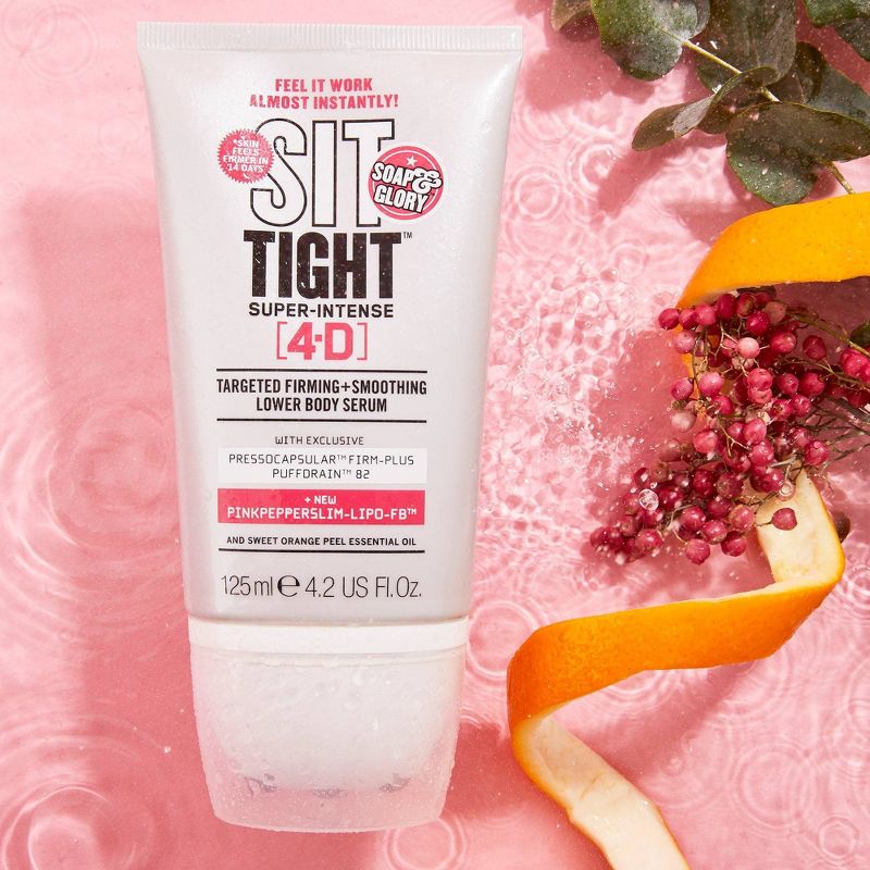 Soap & Glory Sit Tight 4D Firming & Smoothing Body Serum - 4.2oz