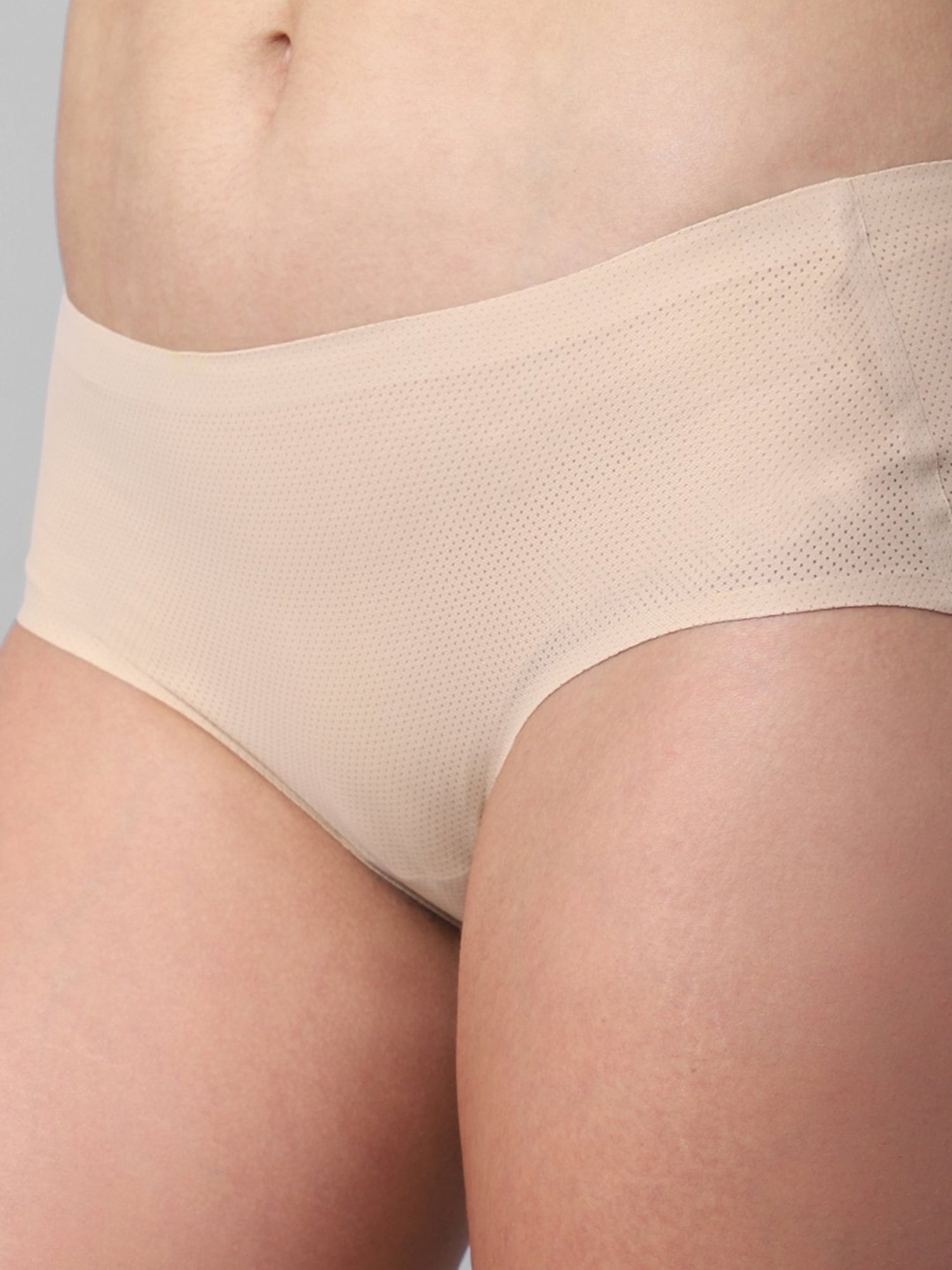 Erotissch Beige Seamless Bikini Panty