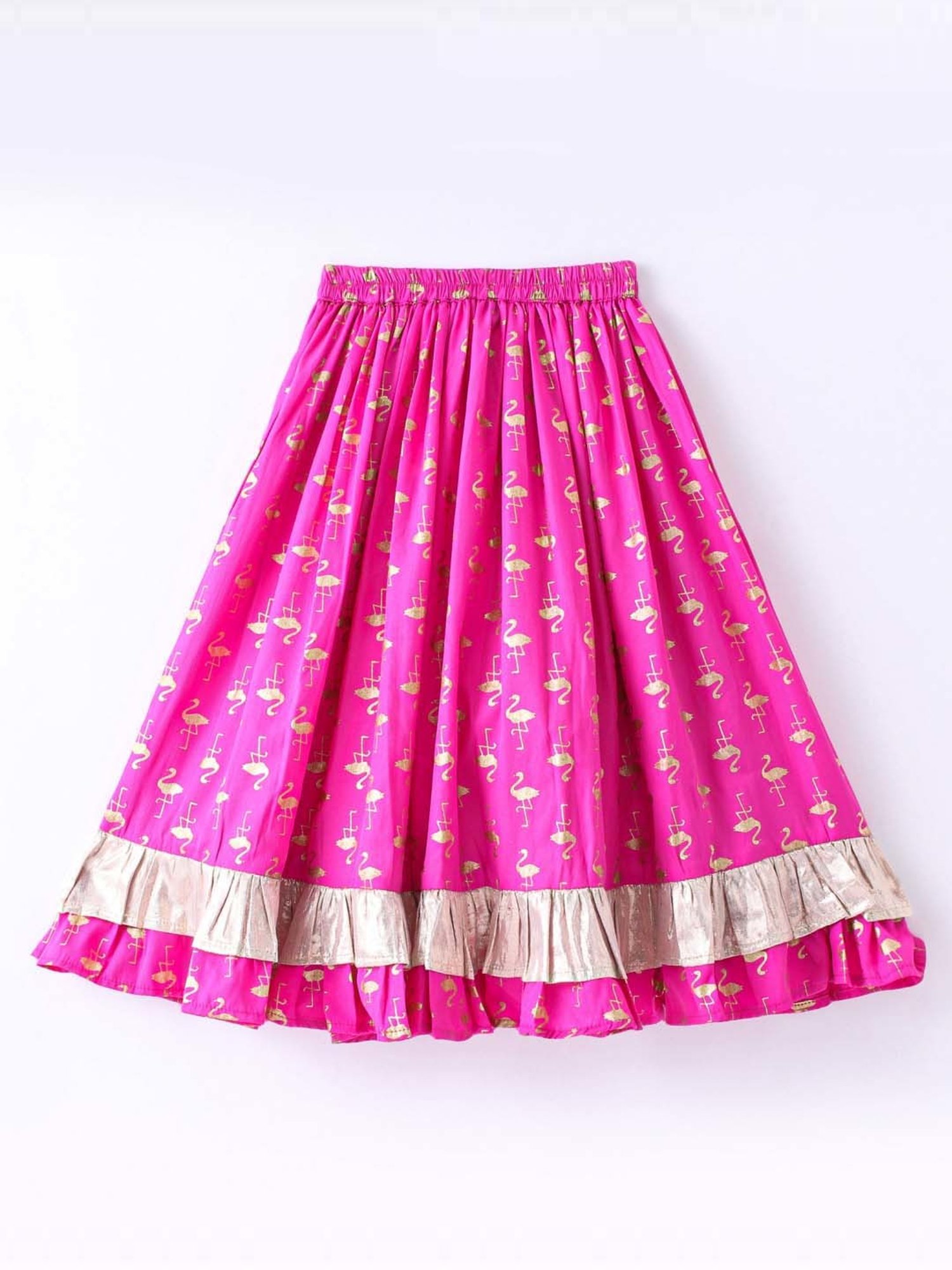 TWISHA Kids Blue & Pink Applique Top Set