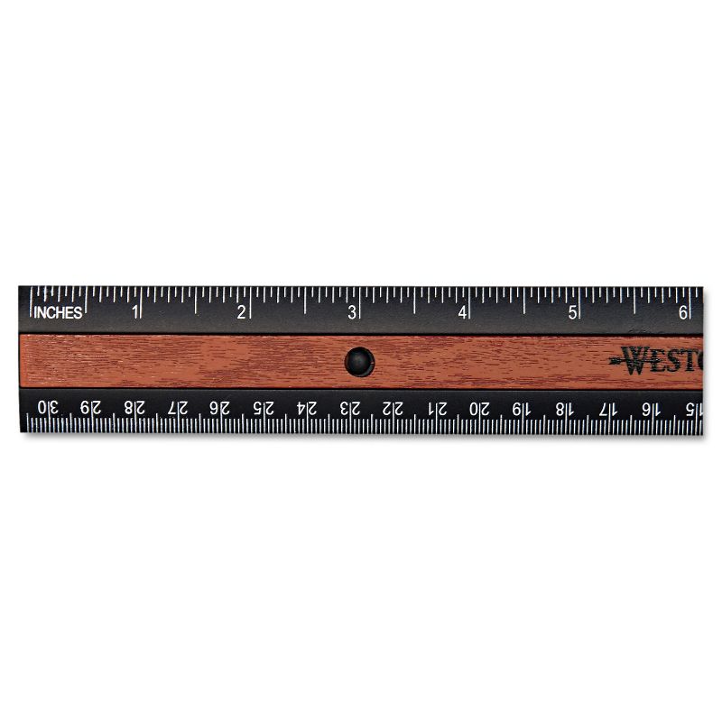 Westcott KleenEarth Recycled Plastic Ruler With Microban Protection 12" 14077