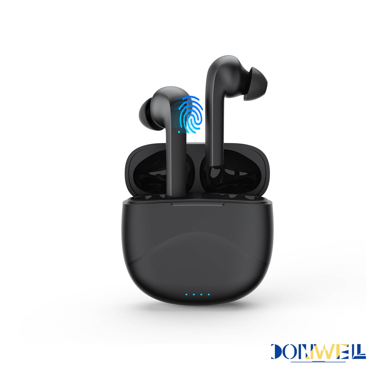 Donwell Wireless Earbuds Bluetooth Headphones ,Bluetooth 5.0 in-Ear Headphones ,Touch
Control,Wireless Charging Case IPX5 Waterproof Stereo Headphones For Sport/Travel/Gym,Black