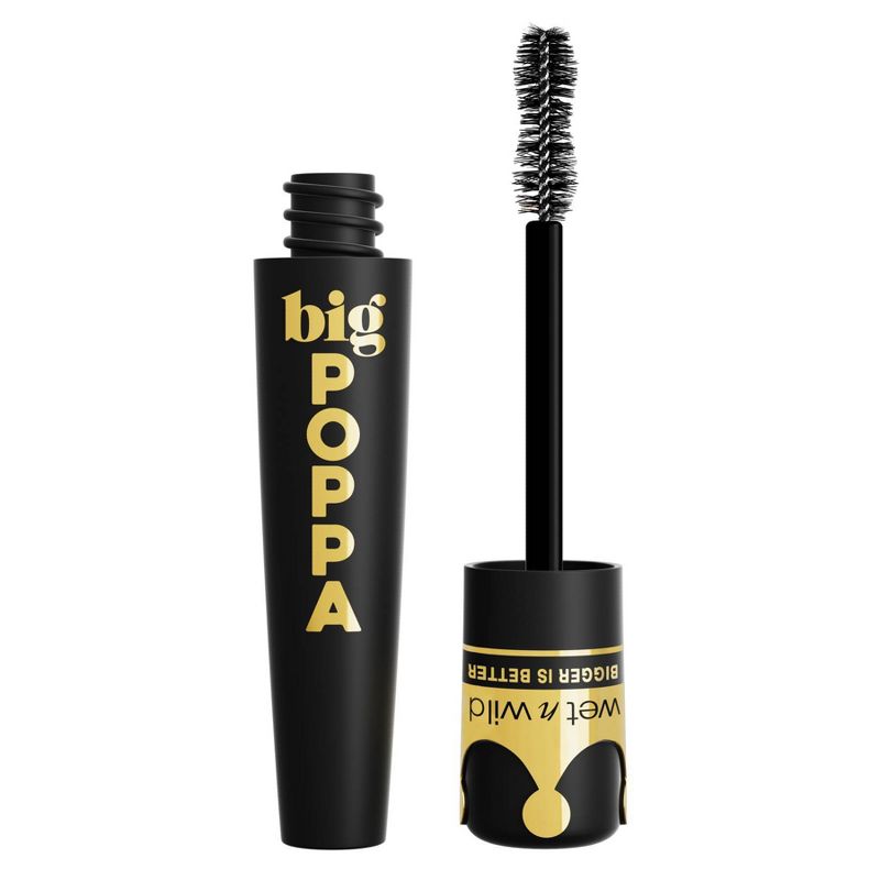 Wet n Wild Big Poppa Mascara - Blackest Black - 0.33 fl oz
