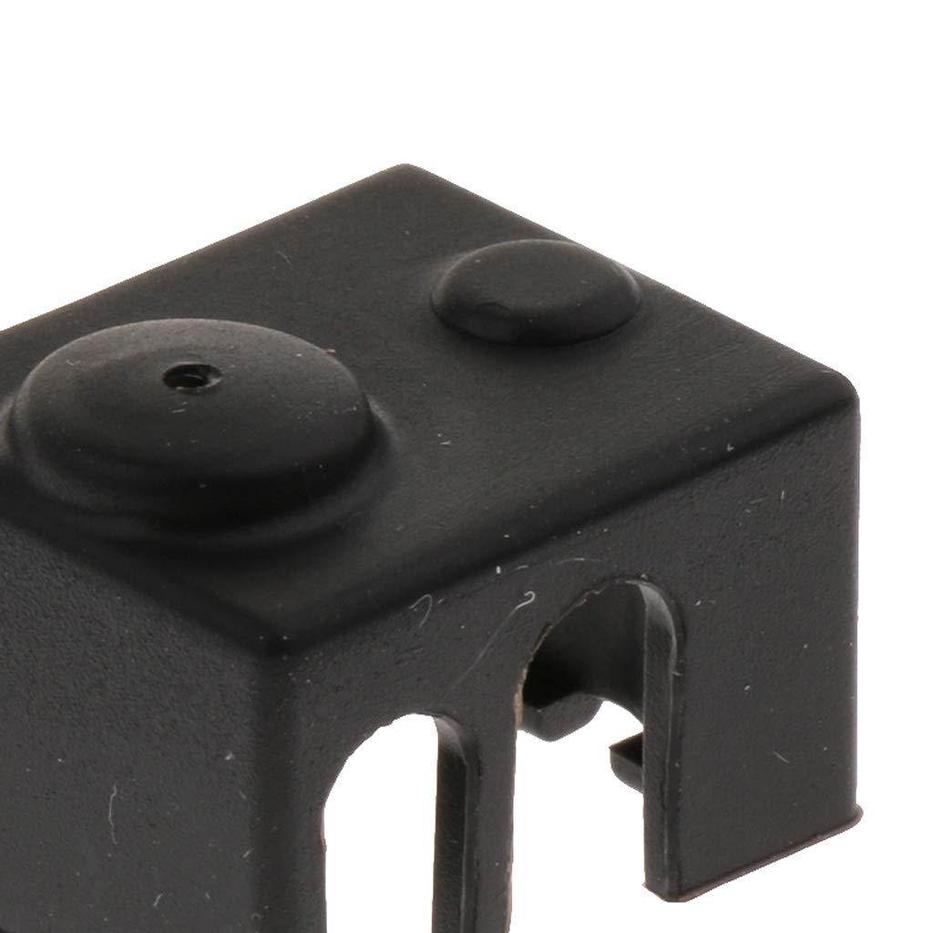 1Pack Silicone Sock Protective Cover Block Instead Ceramic for V6 - Black