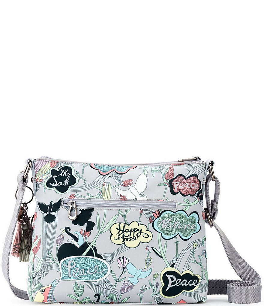 Sakroots Basic Zip Top Crossbody Bag