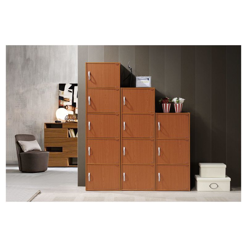 Storage Cabinet Mahogany - Hodedah Import