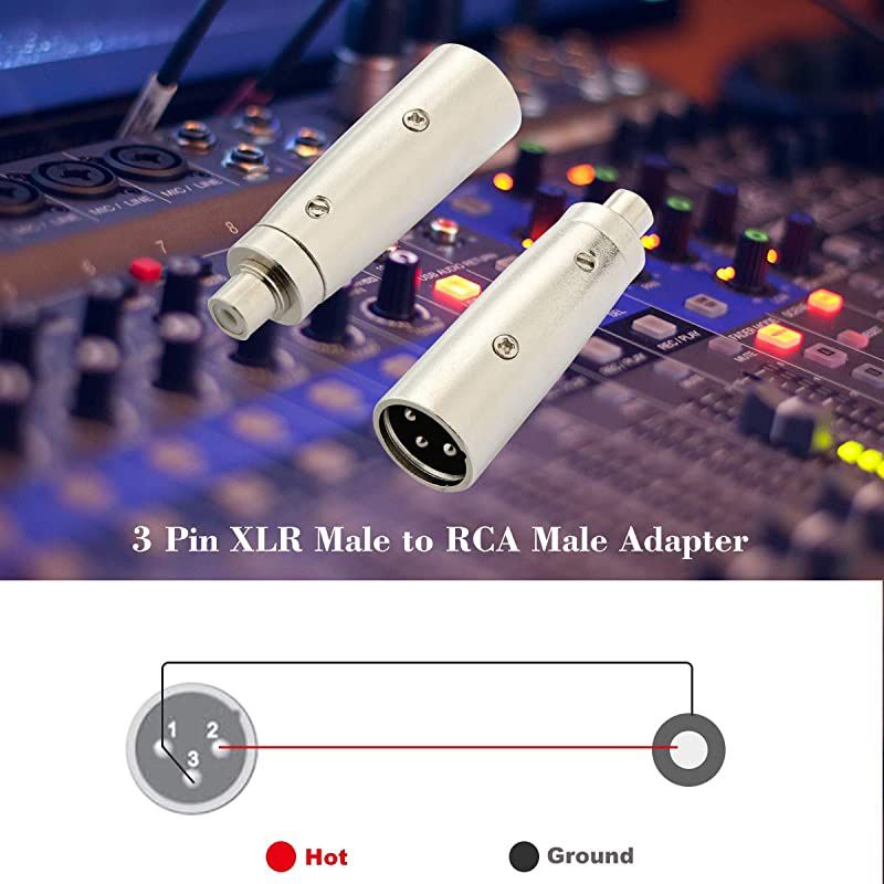 XLR Female to Female, XLR 3 Pin Female to 3 Pin Female Adapter Gender Changer Connector, Silver, 1 Pack -