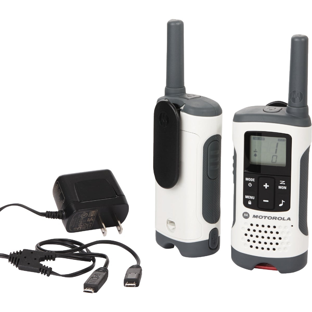 Motorola T260 Two-Way Radio - 37KM Model + NOAA Rechargeable  (Dual Pack)