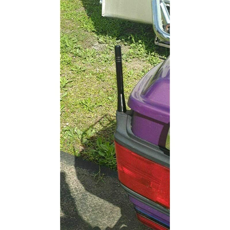 Short Whip Metal AMFMXM CB Antenna Mast for Harley Davidson 4quot inch