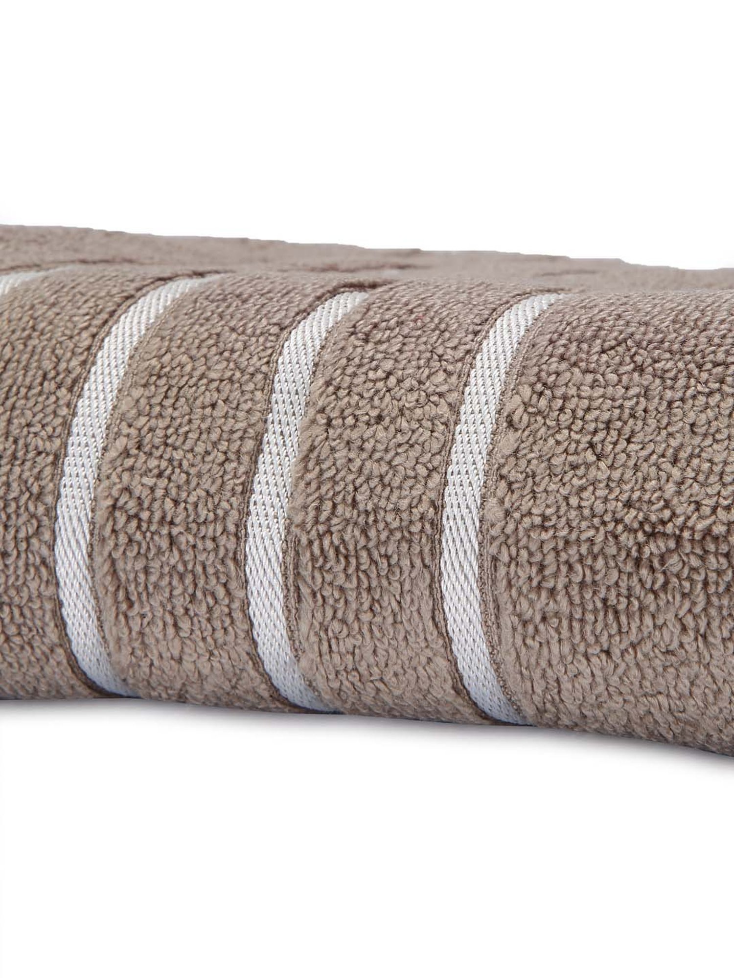 Mark Home 100% Cotton 500 GSM Zero Twist Simply Soft Beige Bath Towel - Set of 1
