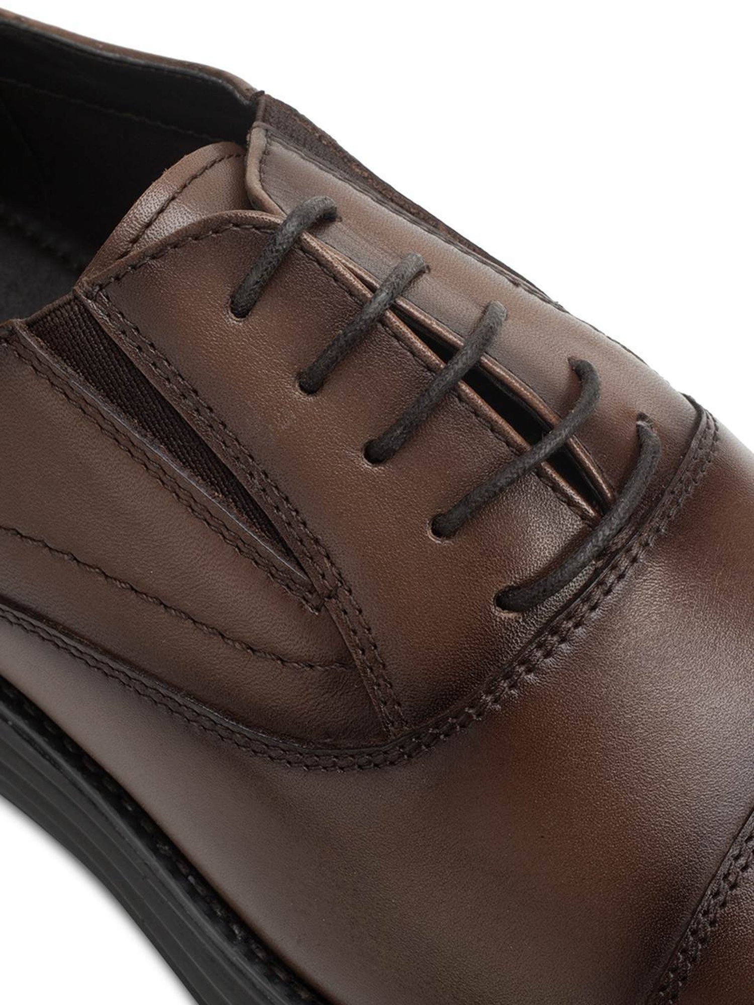 Thomas Crick Men's Teak Wood Oxford Shoes