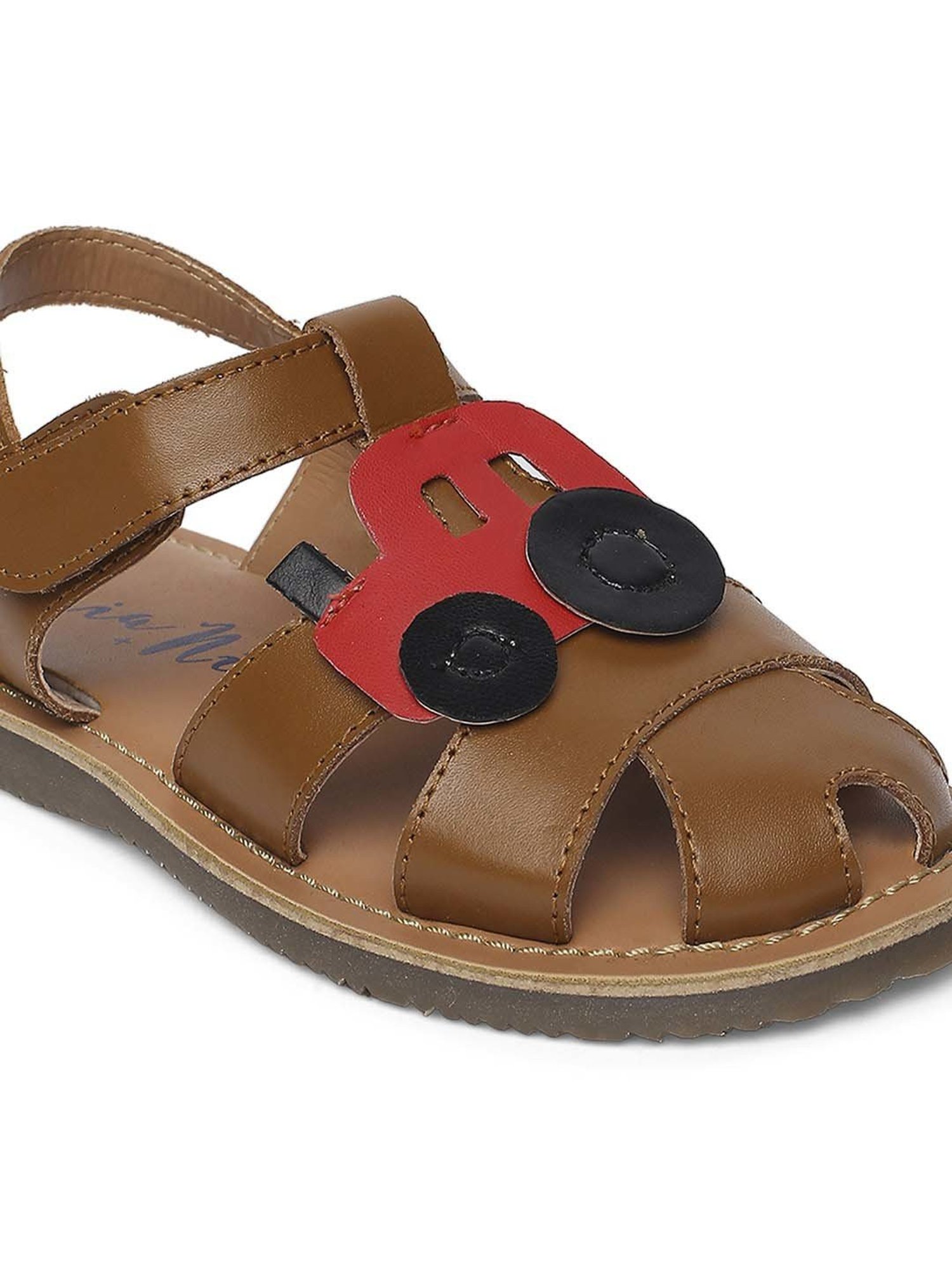 Aria Nica Kids Tractor Brown Casual Sandals