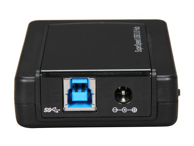 SYBA SY-HUB20078 InfoZone Combo USB 3.0 + USB 2.0 7-port Hub with USB 3.0 Cable and AC Adapter