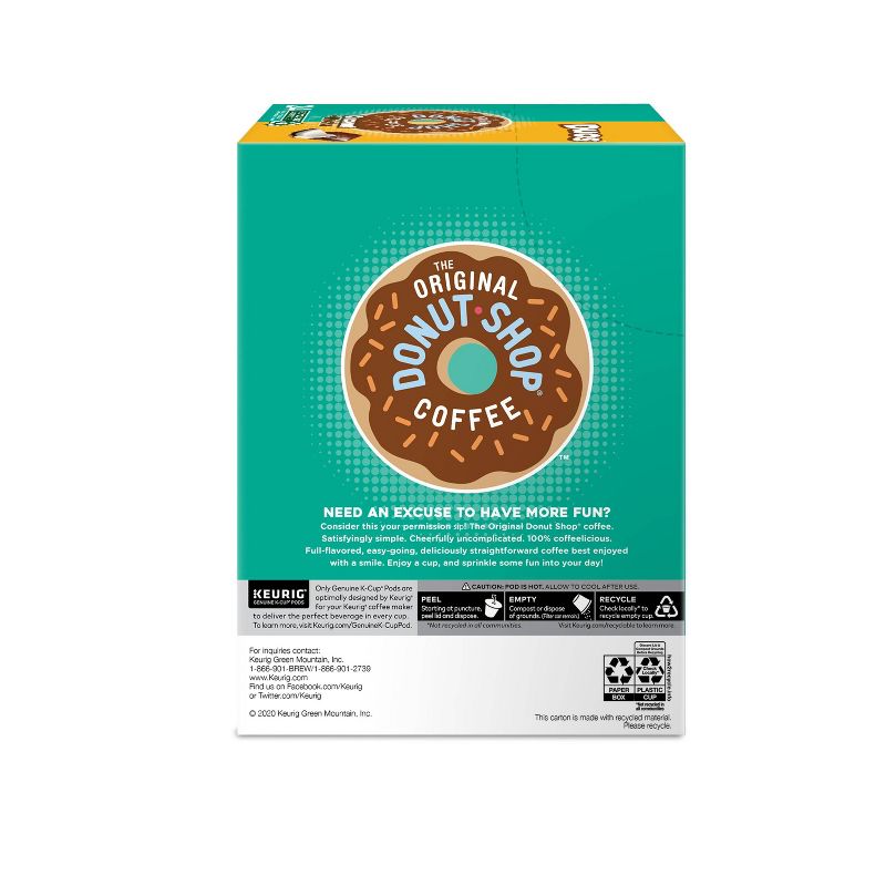 The Original Donut Shop Duos Coconut + Mocha Keurig Single-Serve K-Cup Coffee Pods, Medium Roast Coffee - 24ct