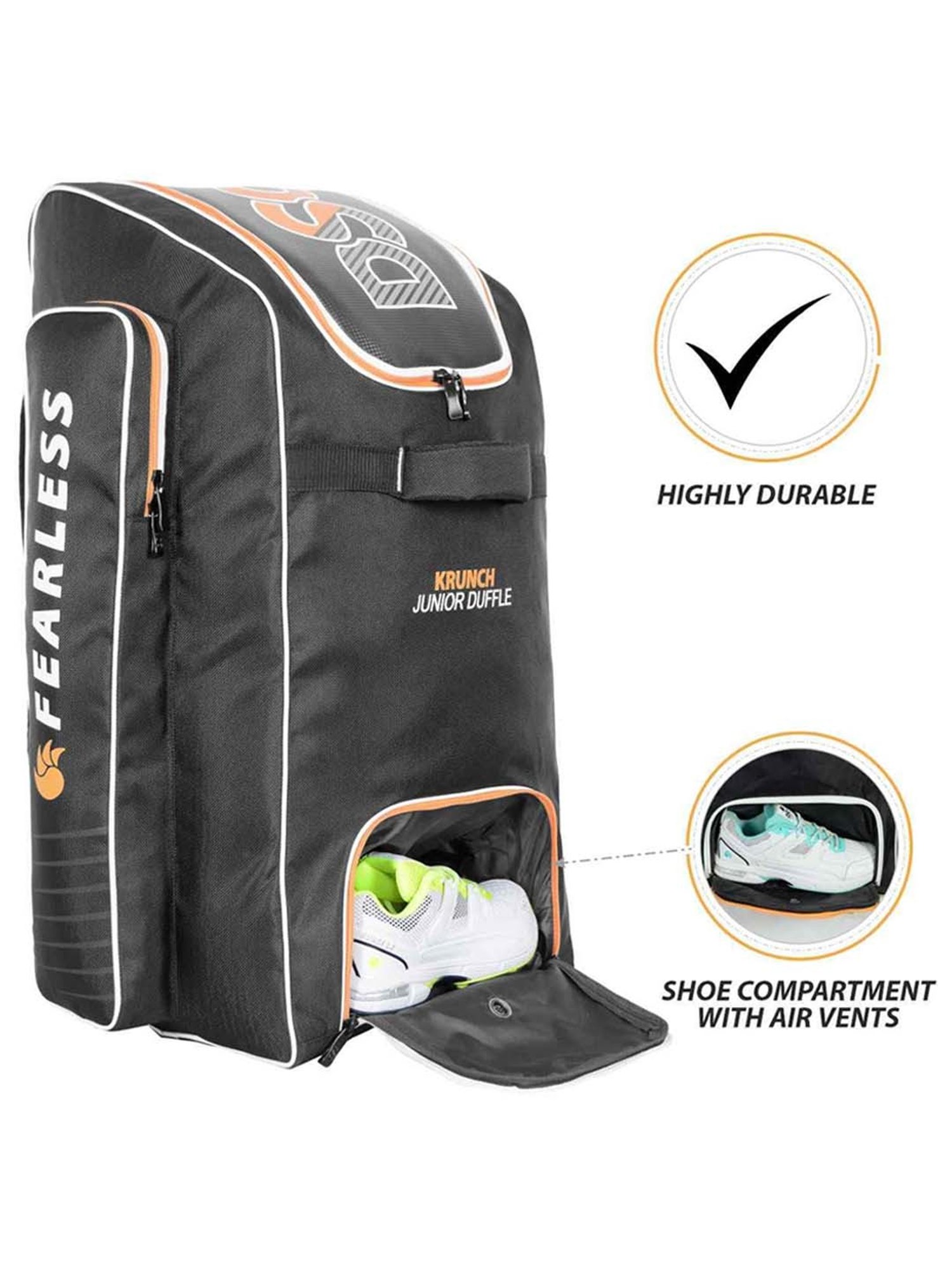 DSC Cricket Krunch Junior Duffle Kit Bag Size - Free Size