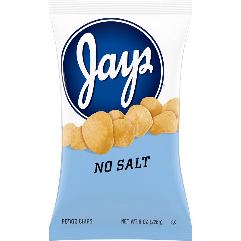 Jays No Salt Potato Chips - 8oz