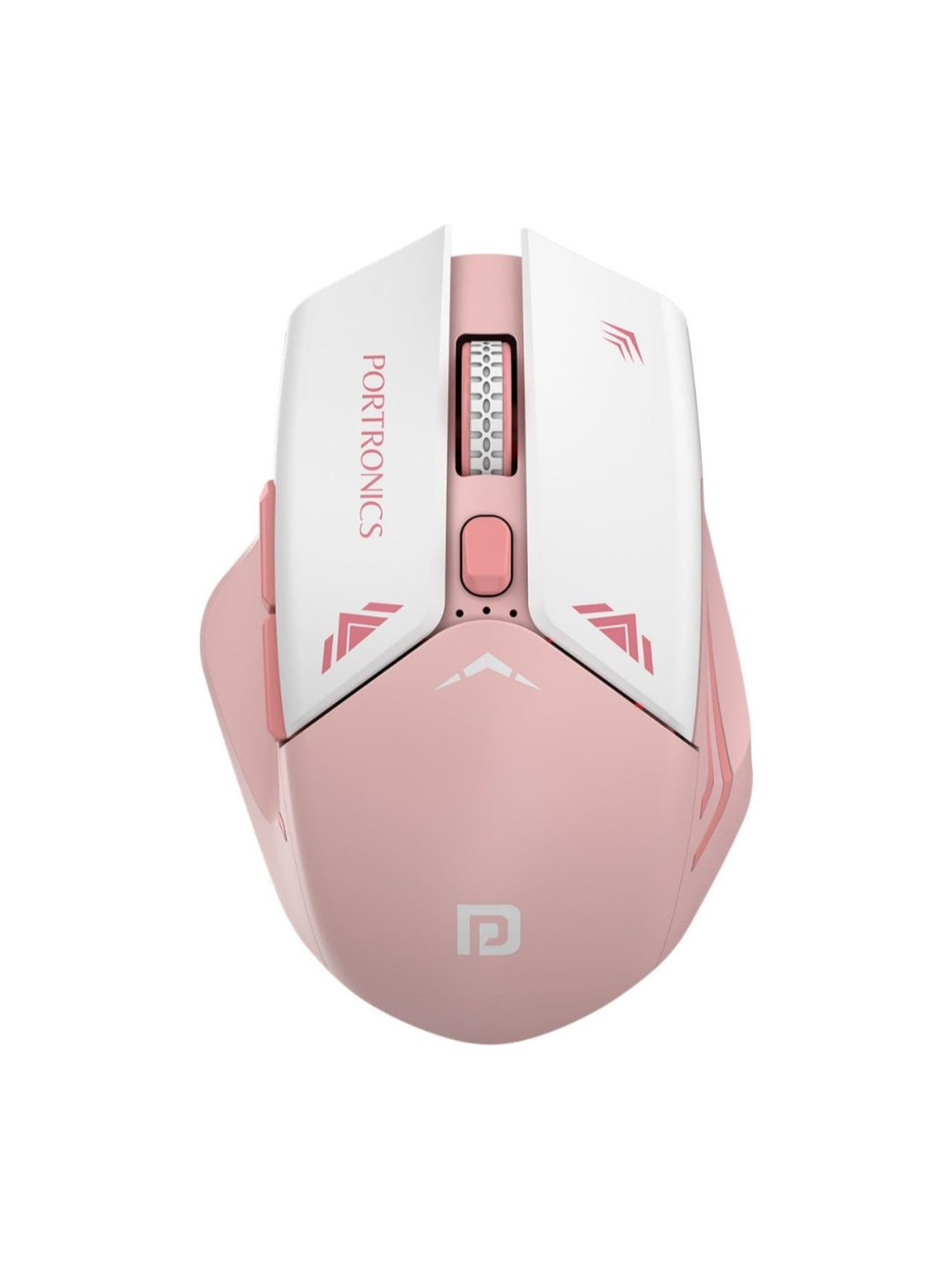 Portronics Vader Pro Wireless Gaming Mouse with 2.4 GHz Receiver & 6 Buttons (Cherry Pink)