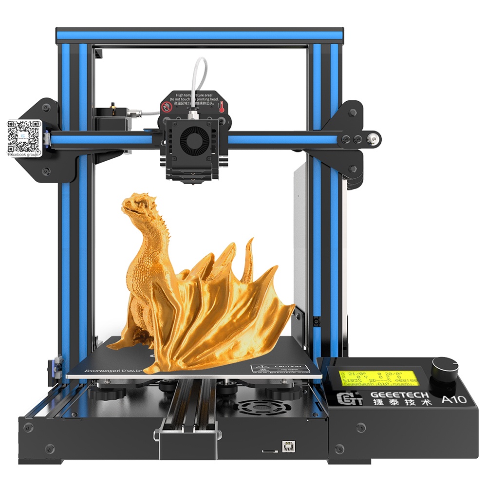 2020 New X5SA Pro 3D Printer High Precision Large Build Size Double Axis External Guide Rail and Titan Extruder, TRONXY 3D Printer