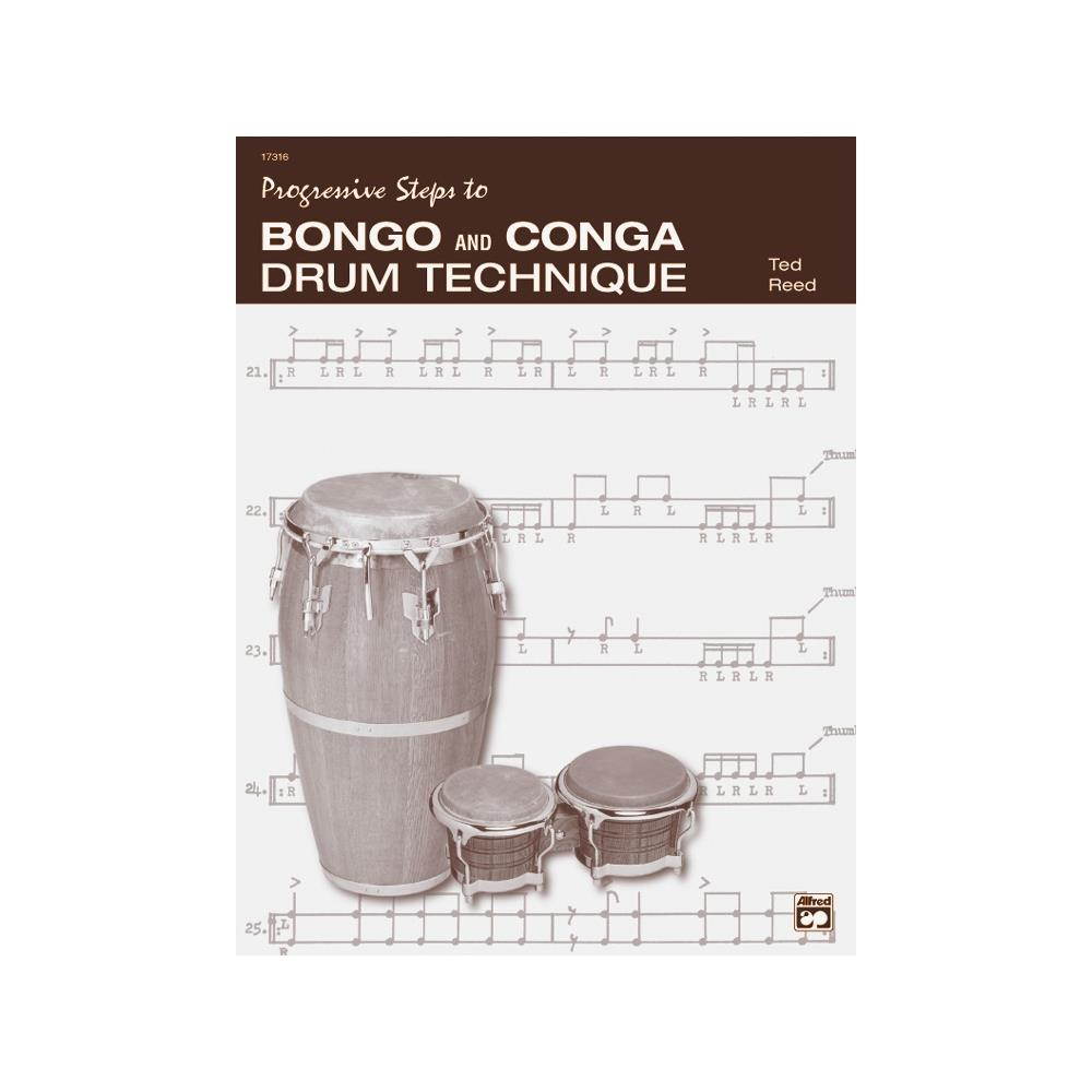 Alfred Publishing 00-17316 Progressive Steps to Bongo and Conga Drum Technique