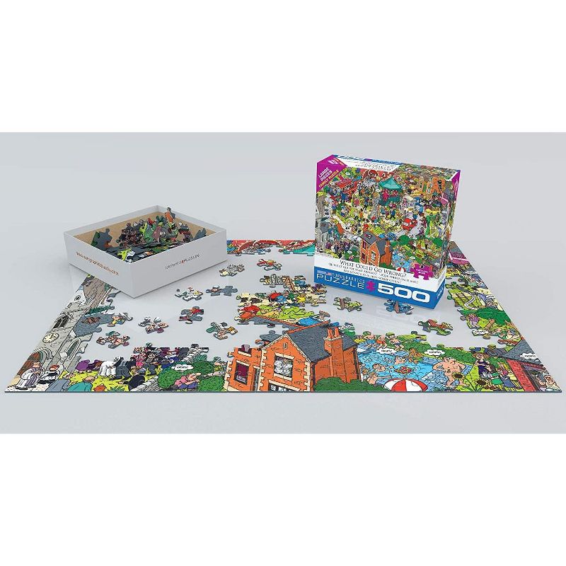 Eurographics Inc. What Could Go Wrong? by Martin Berry 500 Piece Jigsaw Puzzle