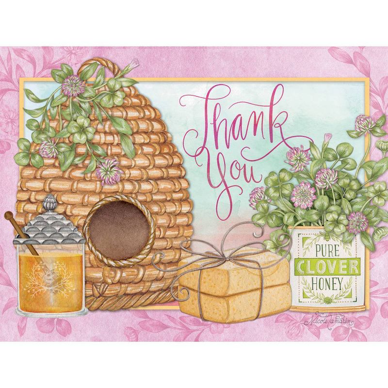 18ct 5.25"x4" All Occasion Abundant Friendship Note Cards - LANG