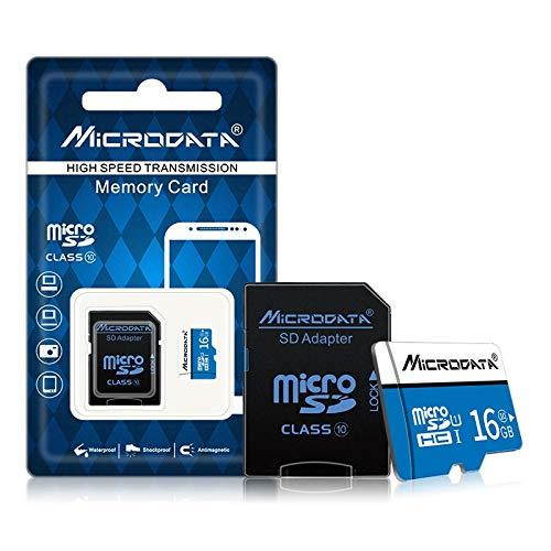 Alice Zeng 16GB High Speed U1 Blue and Black TF (Micro SD) Memory Card